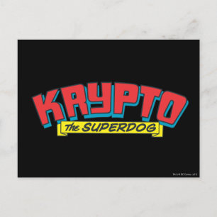 Krypto de superhond briefkaart