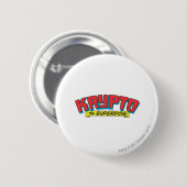 Krypto de superhond ronde button 5,7 cm (Voorkant /achterkant)