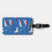 Krypto Flying Pattern Bagagelabel (Voorkant horizontaal)