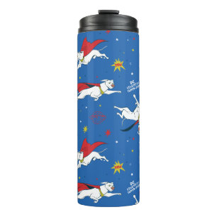 Krypto Flying Pattern Thermosbeker