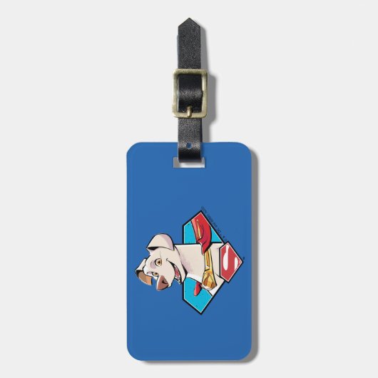 Krypto S-Shield Graphic Bagagelabel (Voorkant verticaal)