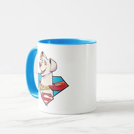 Krypto S-Shield Graphic Mok (Voorkant links)