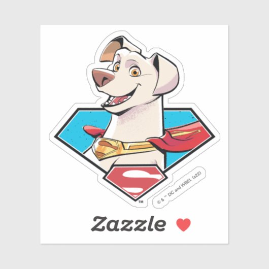 Krypto S-Shield Graphic Sticker (Vel)