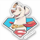 Krypto S-Shield Graphic Sticker (Voorkant)