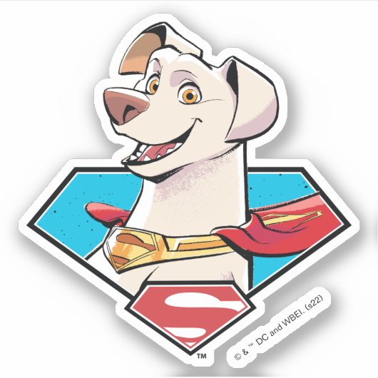 Krypto S-Shield Graphic Sticker (Voorkant)