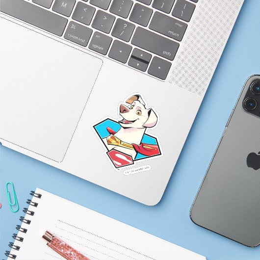 Krypto S-Shield Graphic Sticker (Laptop met iPhone)