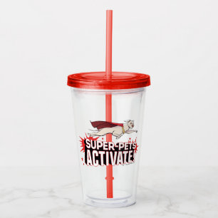 Krypto: Super-Pets activeren! Acryl Drinkbeker