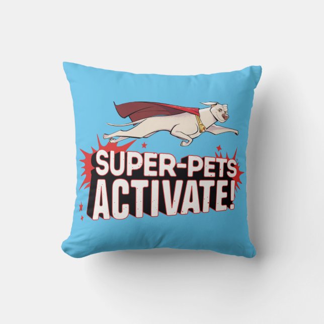 Krypto: Super-Pets activeren! Kussen (Voorkant)