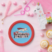 Krypto: Super-Pets activeren! Papieren Bordje (Feest)