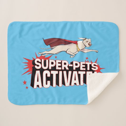 Krypto: Super-Pets activeren! Sherpa Deken (Voorkant (horizontaal))