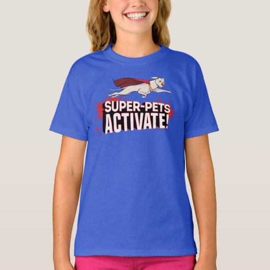 Krypto: Super-Pets activeren! T-shirt (Voorkant)