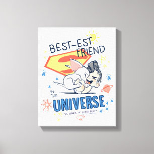 Krypto & Superman: Beste vriend in het universum Canvas Afdruk