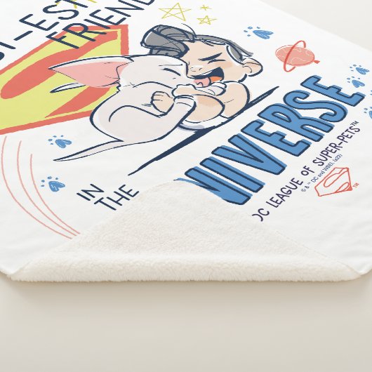 Krypto & Superman: Beste vriend in het universum Sherpa Deken (3/4)