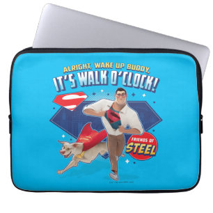 Krypto & Superman - Het is Walk O'Clock! Laptop Sleeve