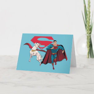Krypto & Superman Kaart