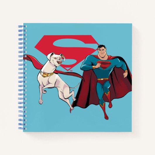 Krypto & Superman Notitieboek (Voorkant)