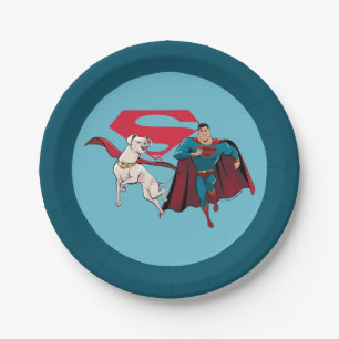 Krypto & Superman Papieren Bordje