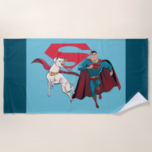 Krypto & Superman Strandlaken