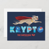 Krypto The Super-Dog Briefkaart (Voorkant / Achterkant)