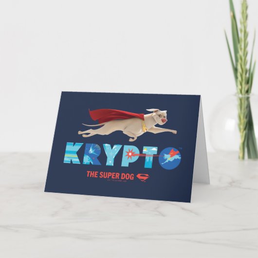 Krypto The Super-Dog Kaart (Voorkant)