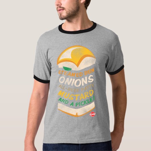 Krystal gestapeld t-shirt (Voorkant)