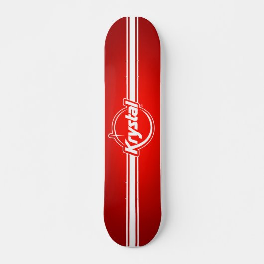 Krystal-Logo met klapplaat Skateboard (Voorkant)