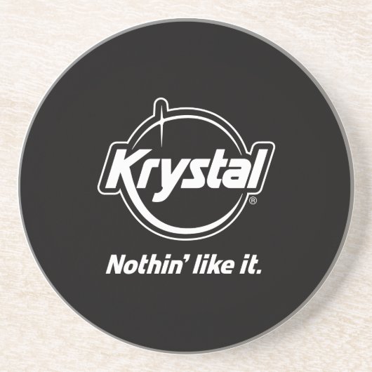 Krystal Logo Onderzetter (Voorkant)
