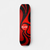 Krystal Swirl Skateboard (Voorkant)