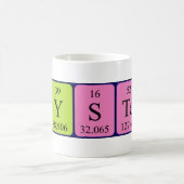 Krysten nom de table périodique mug (Centre)