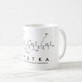 Krystka peptide nom mug (Devant droit)