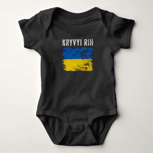 Kryvyi Rih Ukraine Ukrainian Patriotic Romper (Voorkant)