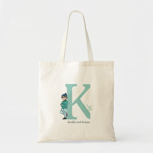K's logo canvas tas (Voorkant)