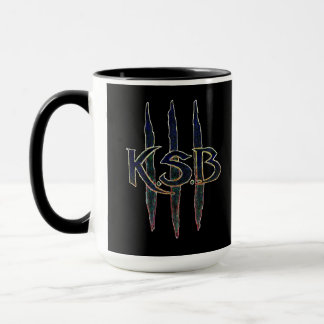 KSB Blue Grunge Logo Mok