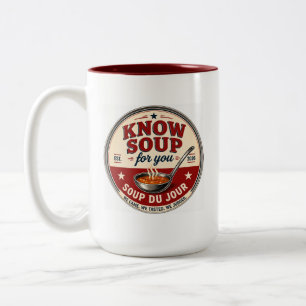 KSFY Soepmok Tweekleurige Koffiemok