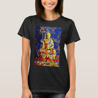 Ksitigarbha Bodhisattva Devanagari Buddhist mantra T-shirt