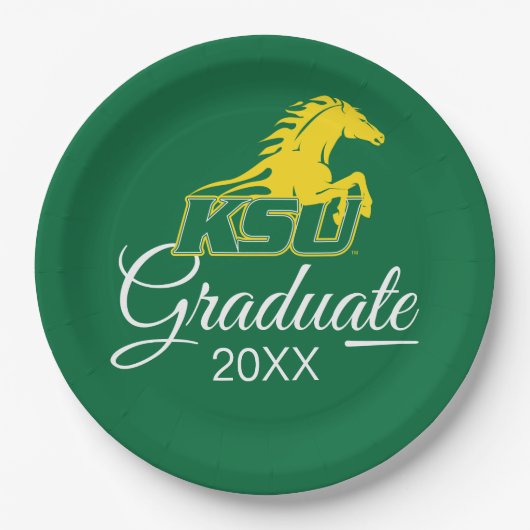 KSU Kentucky State University Afstuderen Papieren Bordje (Voorkant)