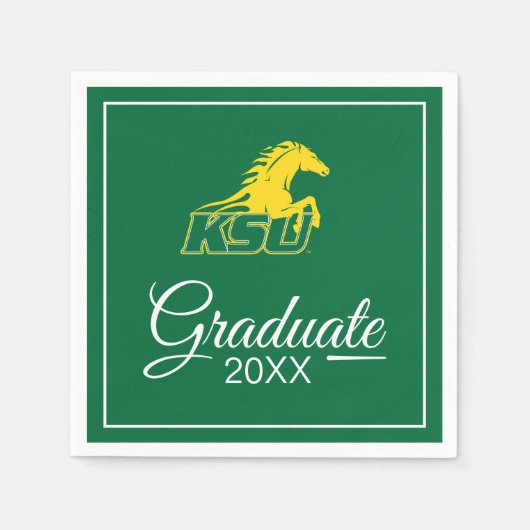 KSU Kentucky State University Afstuderen Servet (Voorkant)