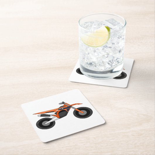 KTM 450 SX-F simple style Vierkante Kartonnen Onderzetter (Insitu)