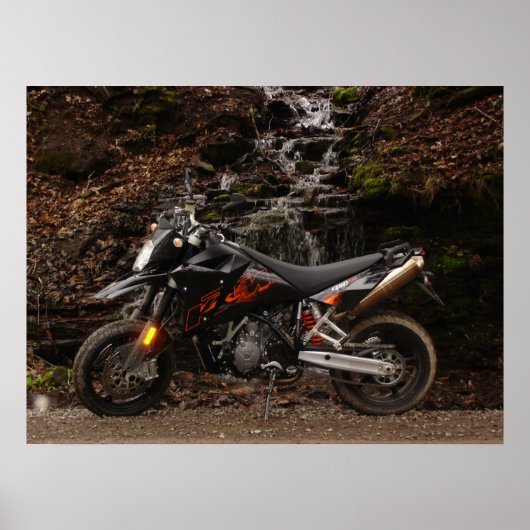 KTM 950-supermoto Poster (Voorkant)