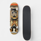 Ku, Hawaiian Tiki God Skateboard (Voorkant)