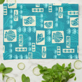 Kua Bay Hawaiian Undersea Shells Theedoek (Gevouwen)