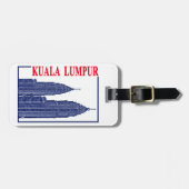 Kuala Lumpur Bagagelabel (Voorkant horizontaal)