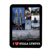 Kuala Lumpur - I Love - Malaysia - Magnet (Vertical)
