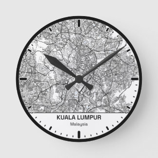 Kuala Lumpur Klok Stad Lijn Kunst
