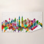 Kuala Lumpur Malaisie Skyline (Serviette de bain)