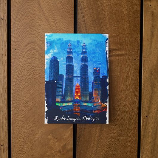 Kuala Lumpur Maleisië Azië Reizen Briefkaart