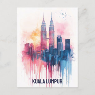 Kuala Lumpur Maleisië Briefkaart