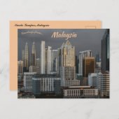 Kuala Lumpur Maleisië Briefkaart (Voorkant / Achterkant)