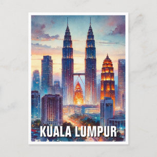Kuala Lumpur Maleisië Briefkaart