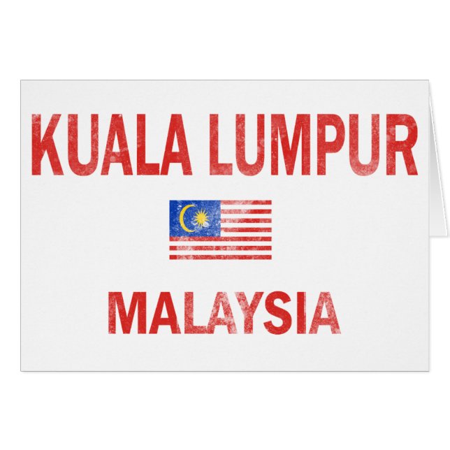 kuala lumpur Maleisië Design (Voorkant Horizontaal)